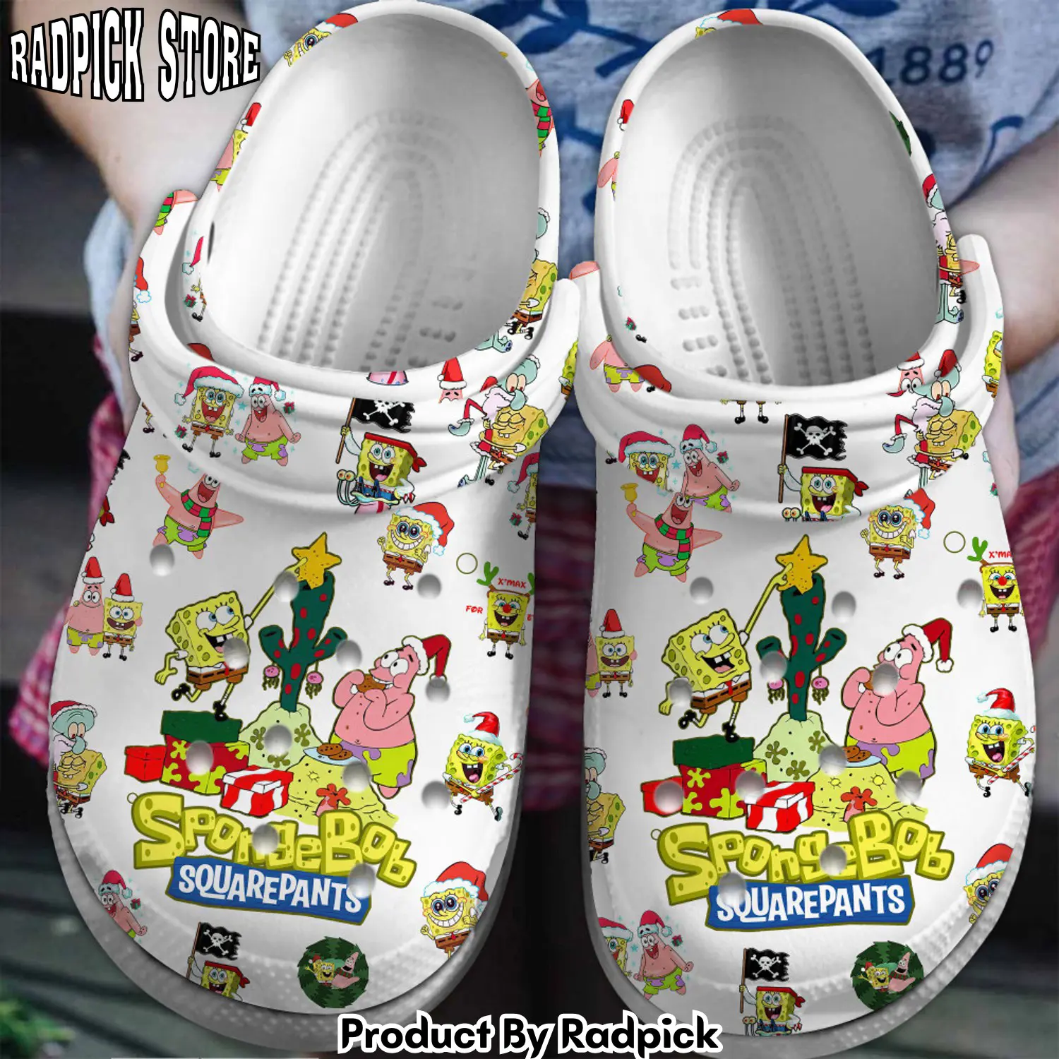 Radpick spongebob squarepants cartoon clogs shoes comfortable for men women kyg rp6521332